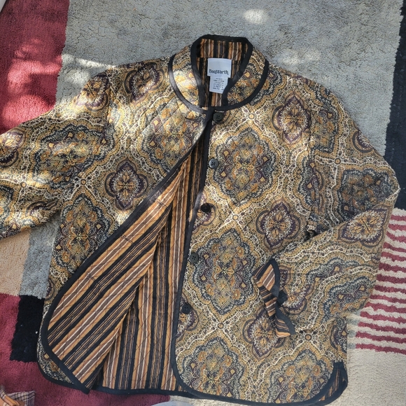 Reversible Fall Quilted Shacket - Picture 2 of 8